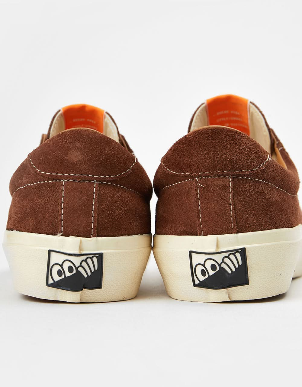 Last Resort AB VM001 Suede Lo Skate Shoes - Choc Brown/White