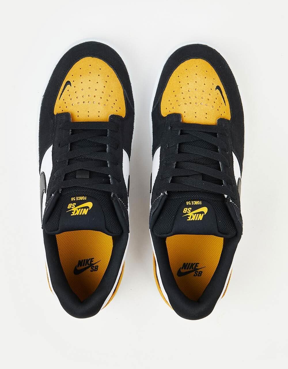 Nike skate shoes black and gold Clearance