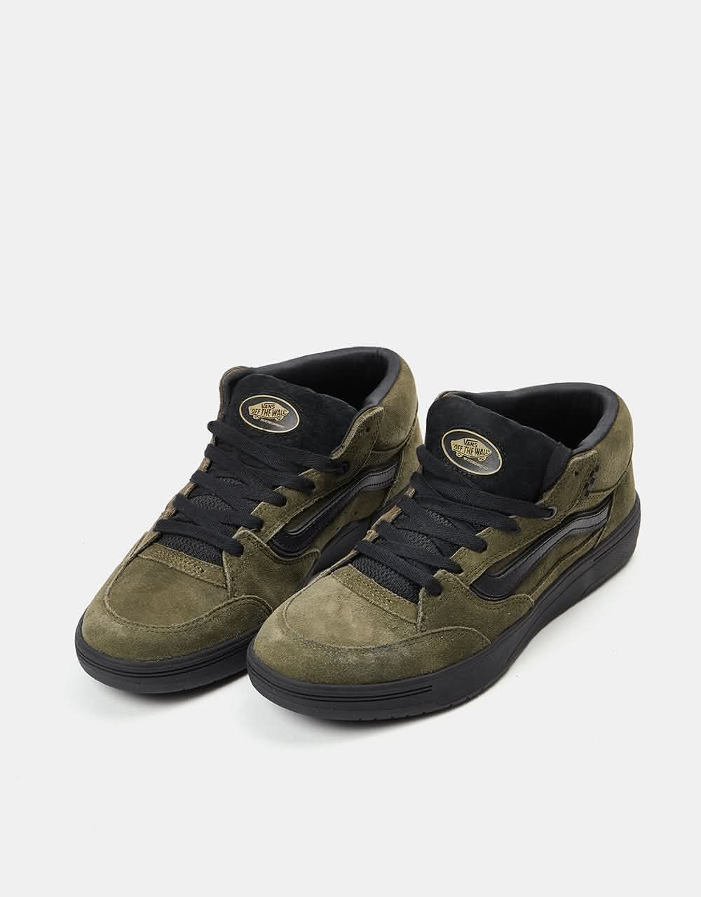 Vans Zahba Mid Skate Shoes - (Beatrice Domond) Dark Olive