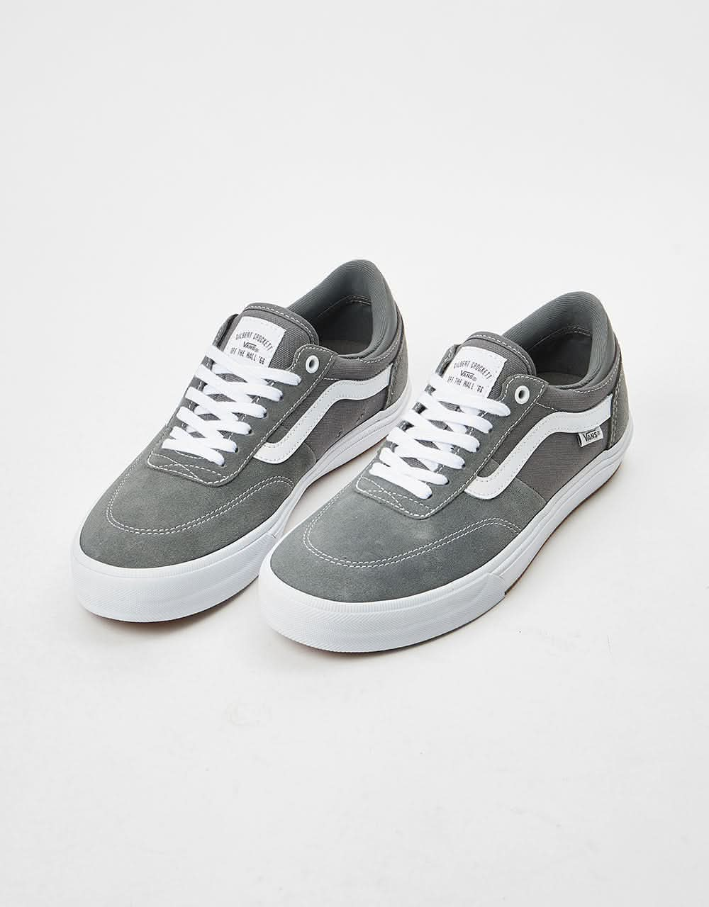 Vans Gilbert Crockett Skate Shoes - Pewter/True White