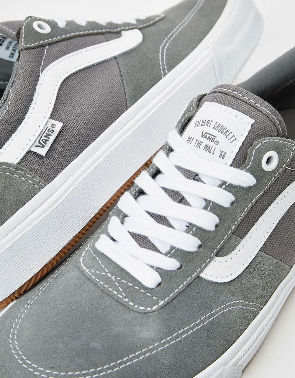 Vans Gilbert Crockett Skate Shoes - Pewter/True White