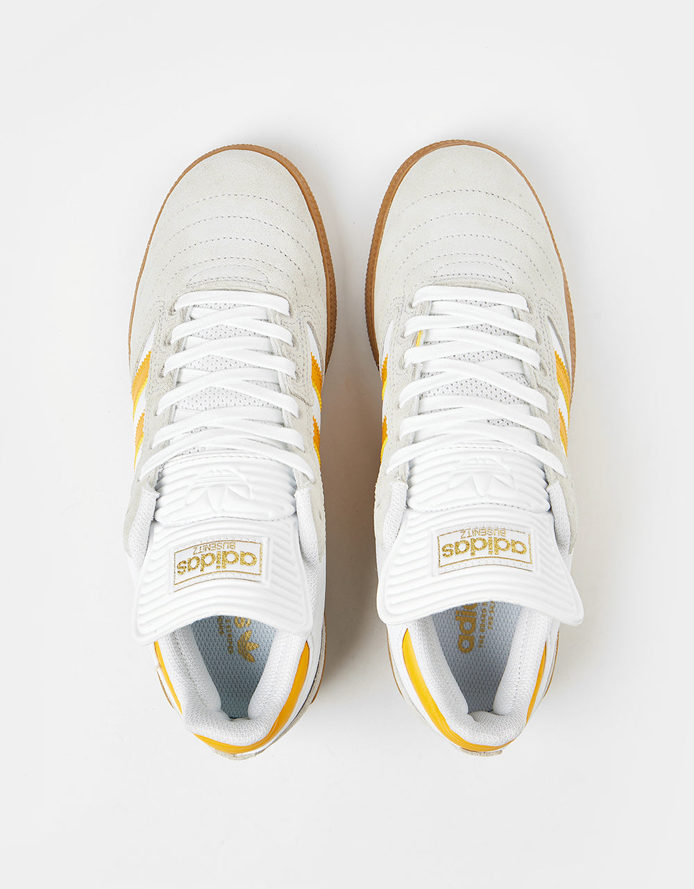 adidas Busenitz Skate Shoes - Crystal White/Preloved Yellow/Gum