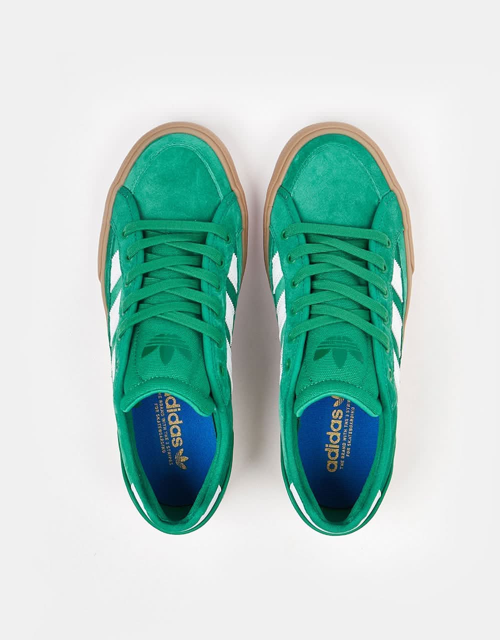 adidas Court TNS Premiere Skate Shoes - Customized/White/Gum