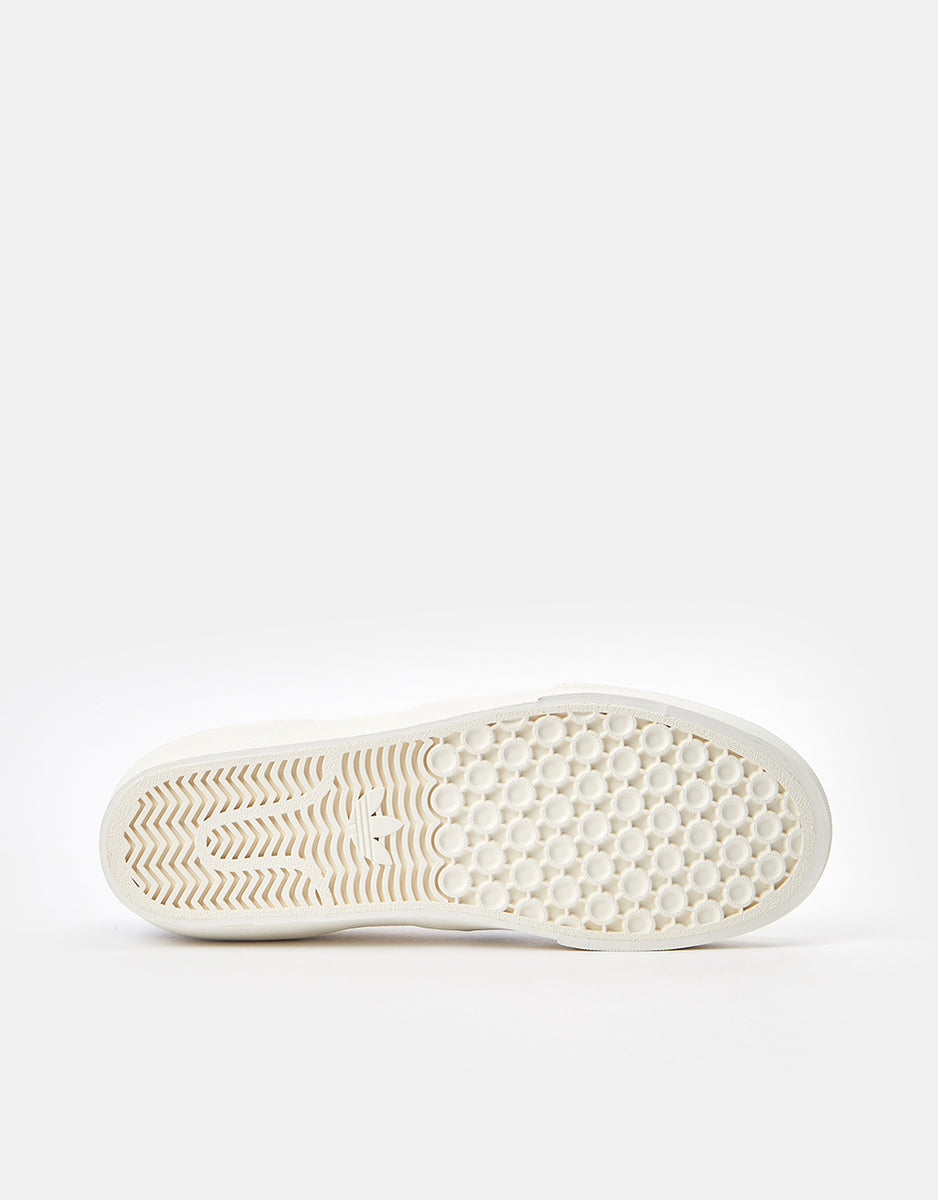 adidas Shmoofoil Slip Skate Shoes - Solid Grey/Chalk White/Core Black ...