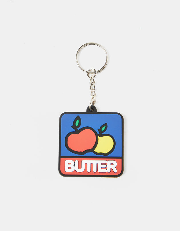 Butter Goods Grove Rubber Key Chain - Black / Multi