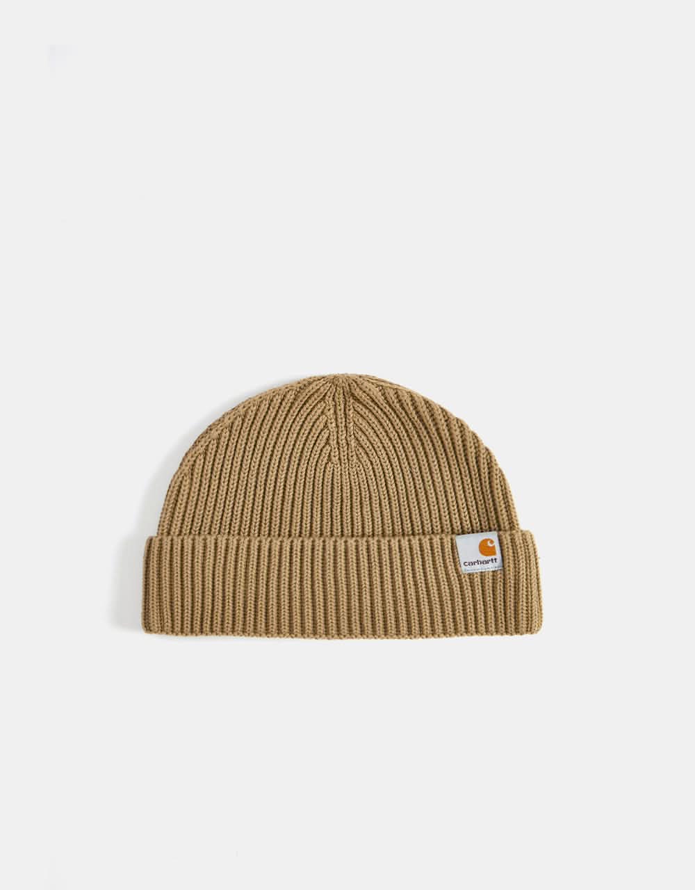 carhartt beanie leather logo