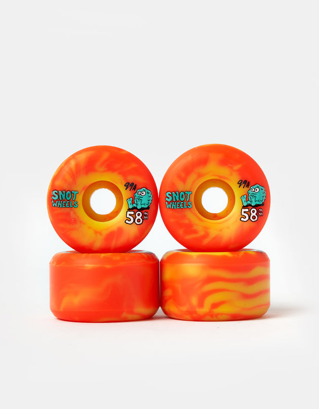 Snot Team Swirl 99a Skateboard Wheels - 58mm