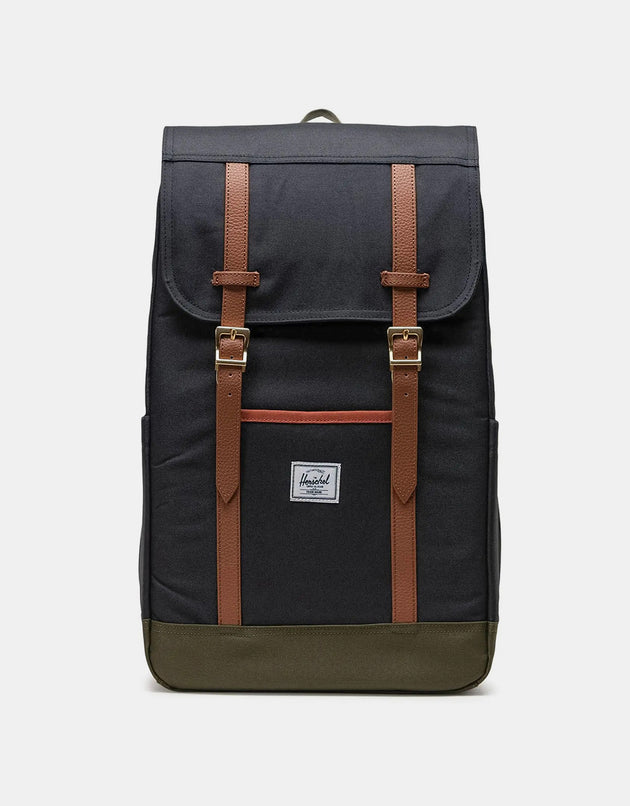 Herschel Supply Co. Retreat Backpack - Black/Ivy Green/Chutney