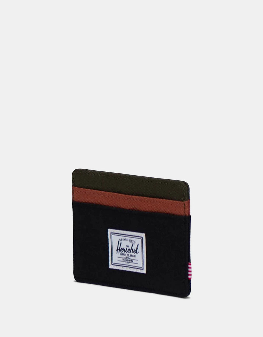 Herschel Supply Co. Charlie RFID Cardholder - Black/Ivy Green/Chutney
