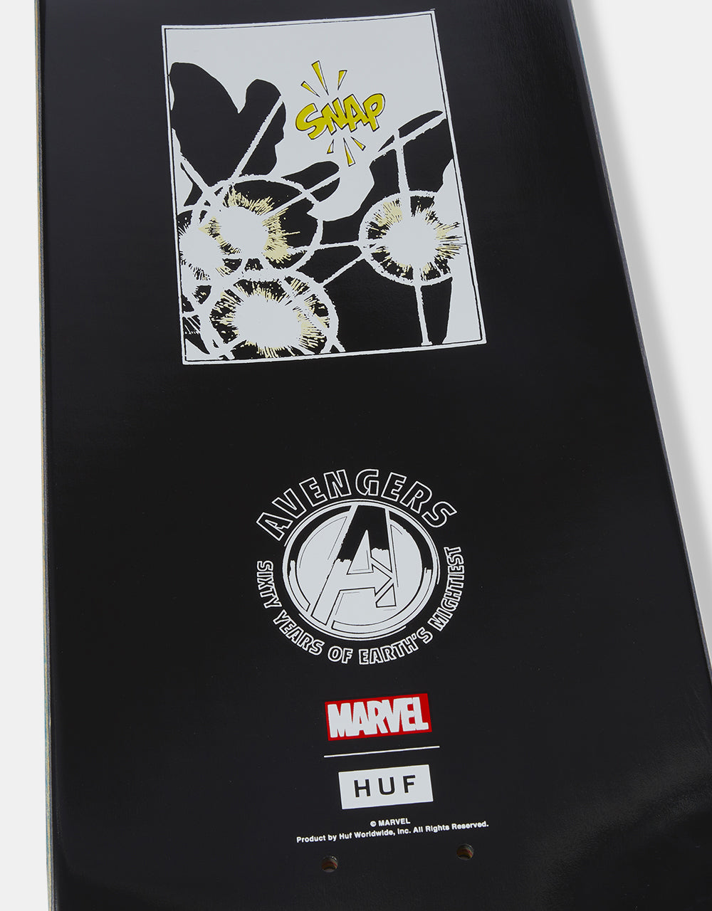 HUF x Marvel Avengers Oh Snap Skateboard Deck - 8.25"