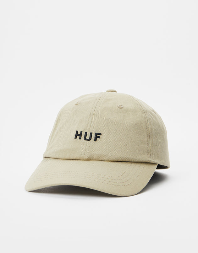 HUF OG Logo Curved Visor Cap - Oatmeal
