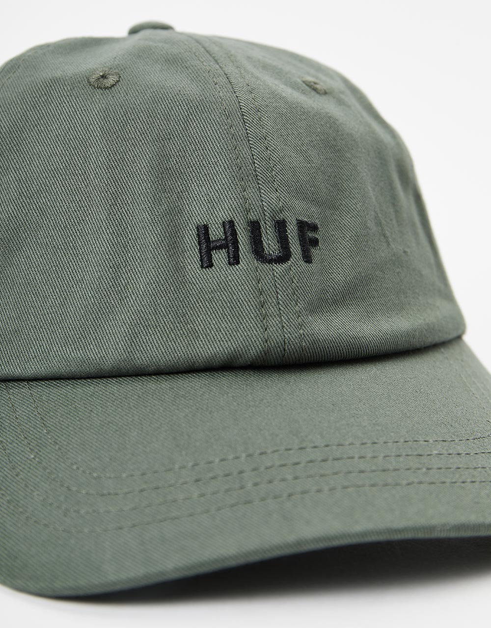 HUF OG Logo Curved Visor Cap - Avocado