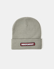 Independent Bar Logo Beanie - Cement