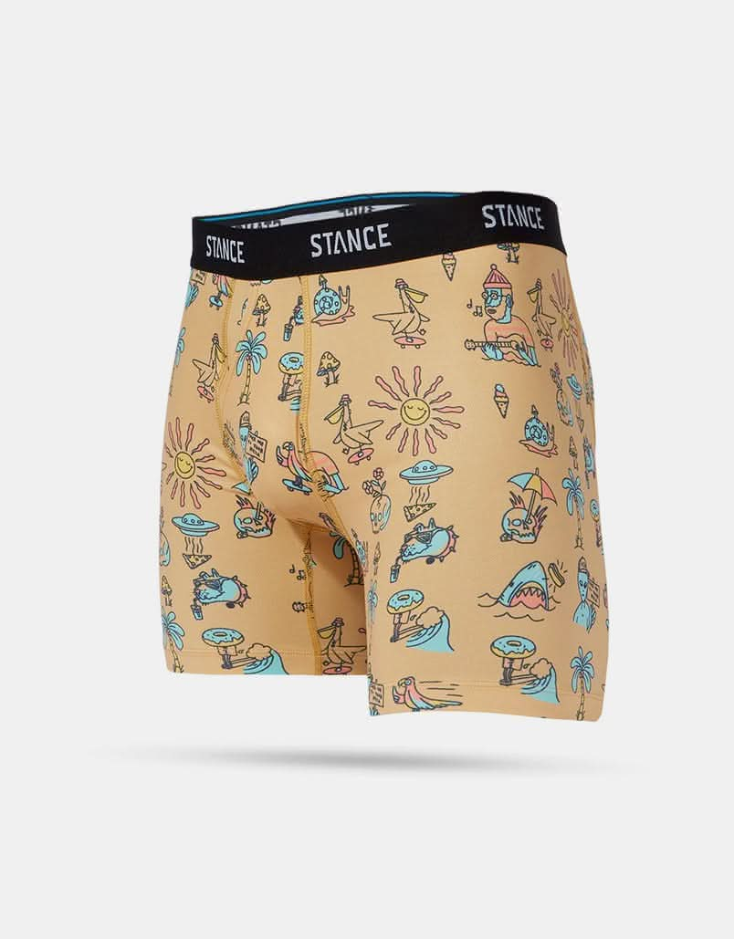 Stance Baron Boxer Brief, Taupe, S : : Fashion