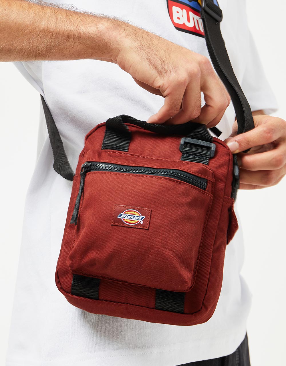 Dickies Moreauville Cross Body Bag - Fired Brick