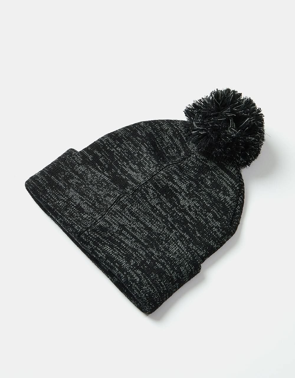 RIPNDIP Lord Nermal Pom Beanie - Black & Charcoal