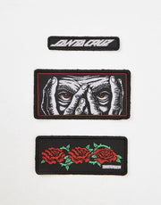 Santa Cruz Dressen Eyes Roses Patch Set - Multi