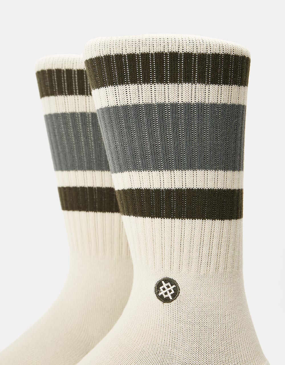 Stance Boyd St Crew INFIKNIT® Socks - Vintage White