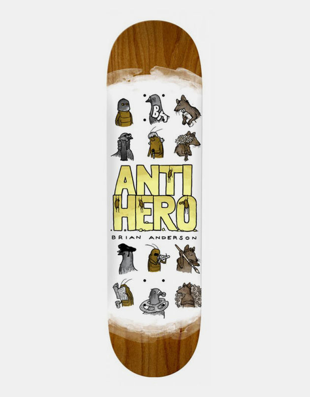 Anti Hero B.A. Usual Suspects Skateboard Deck - 8.75"