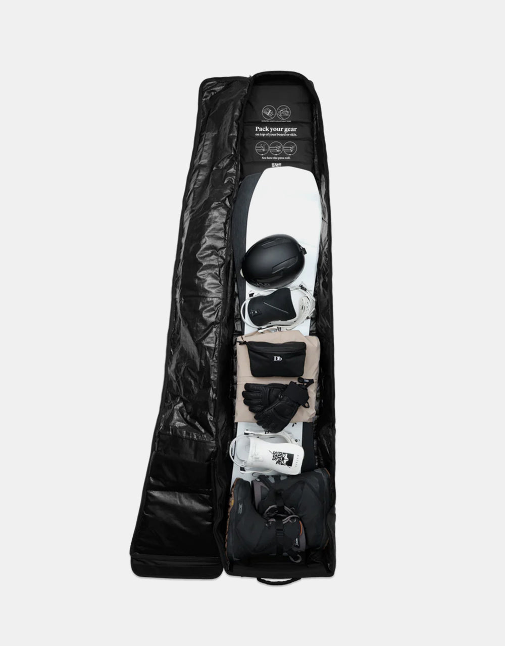 Db Pro Snow Roller Bag - Black Out