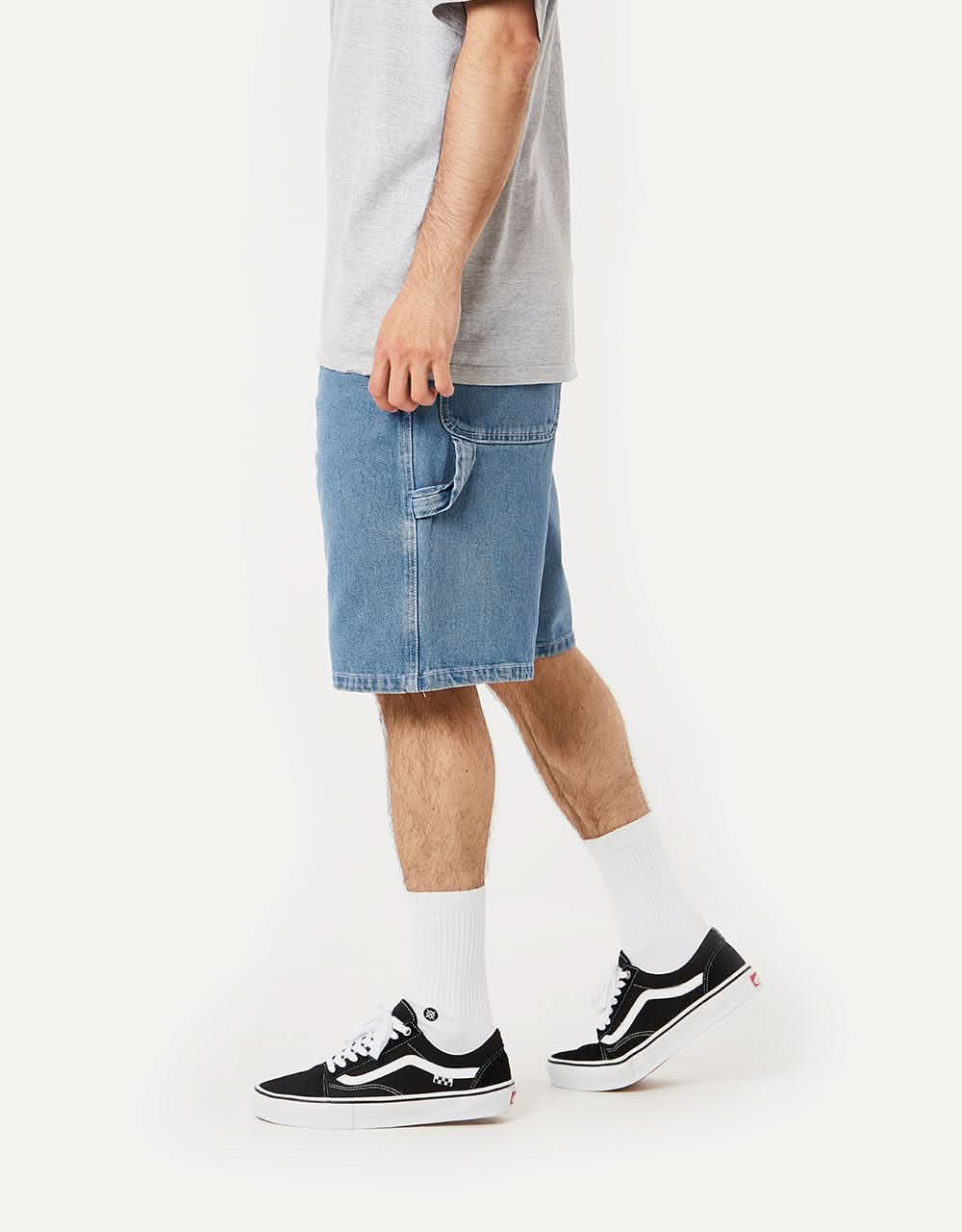 vans jean shorts