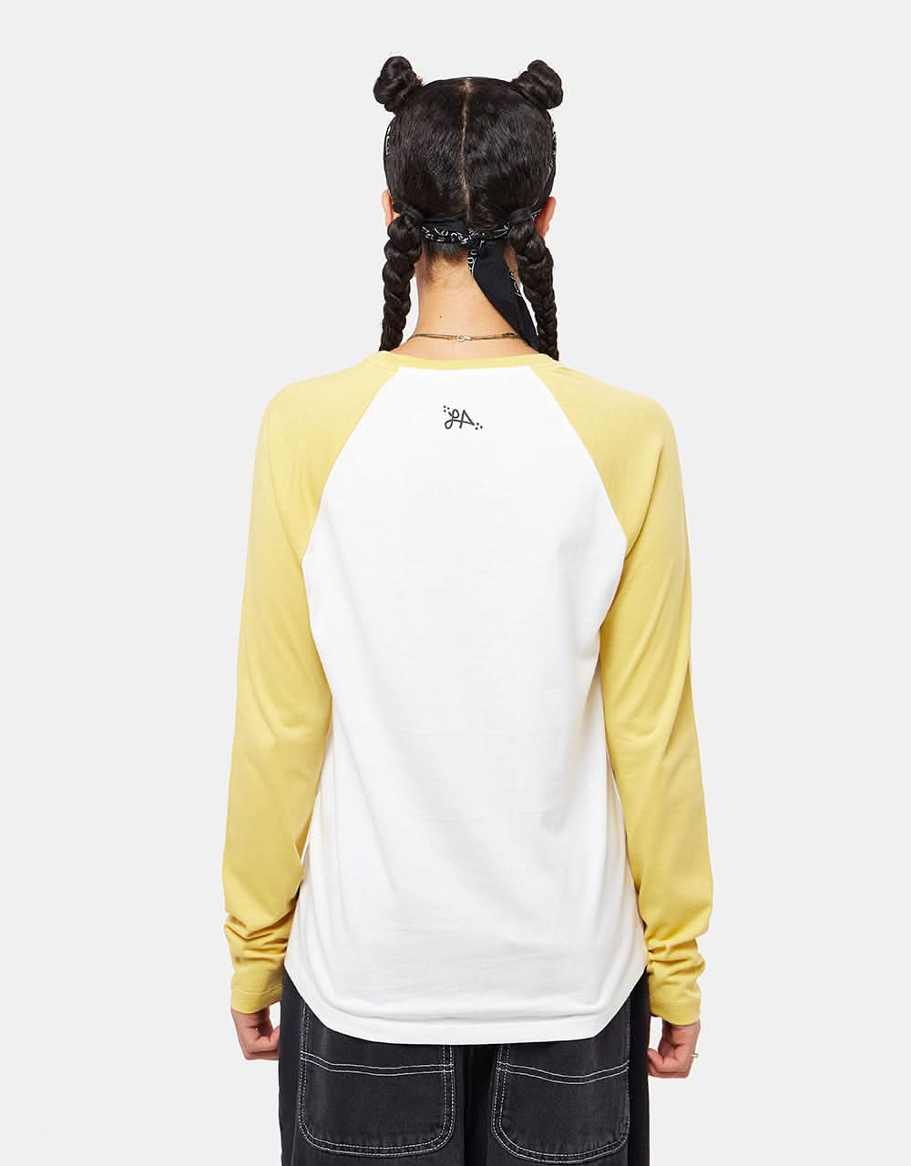 Vans Womens Lizzie Everyday Raglan T-Shirt - Marshmallow-Ochre