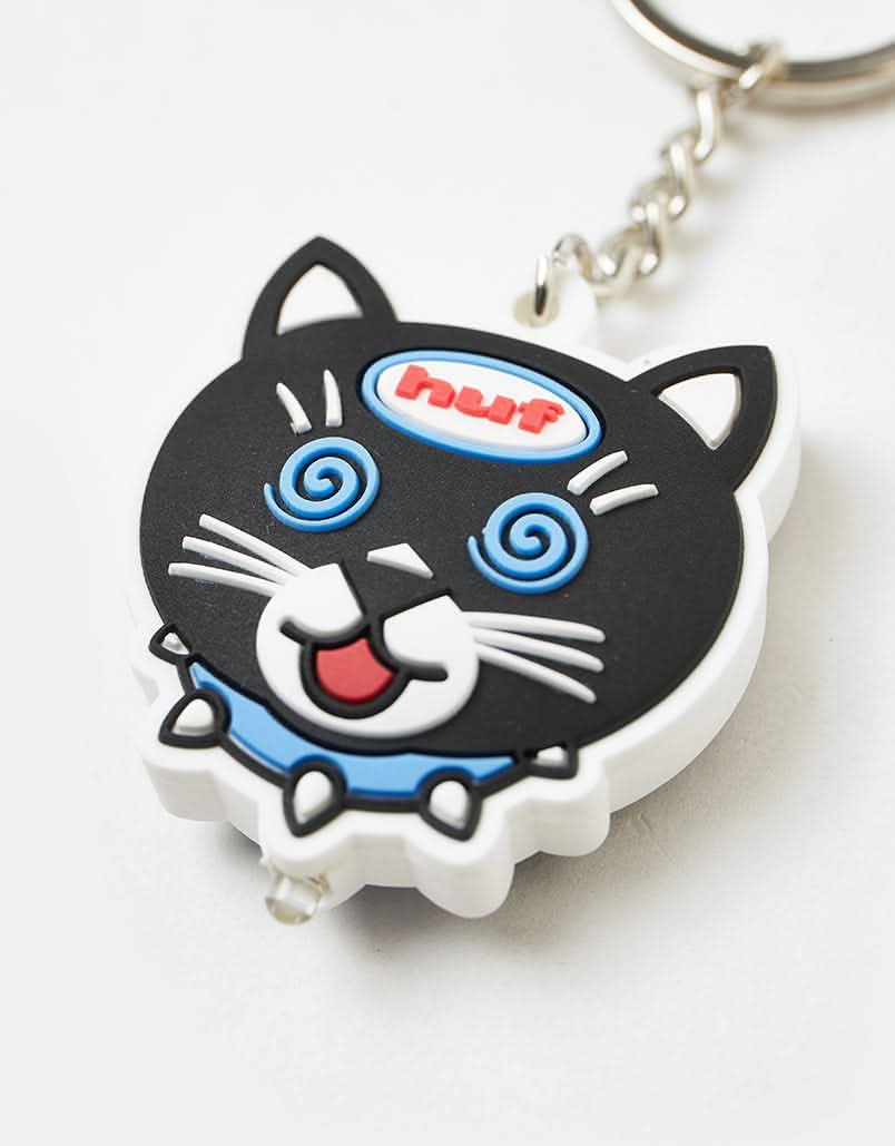 HUF Hypno Cat Led Keychain - Black