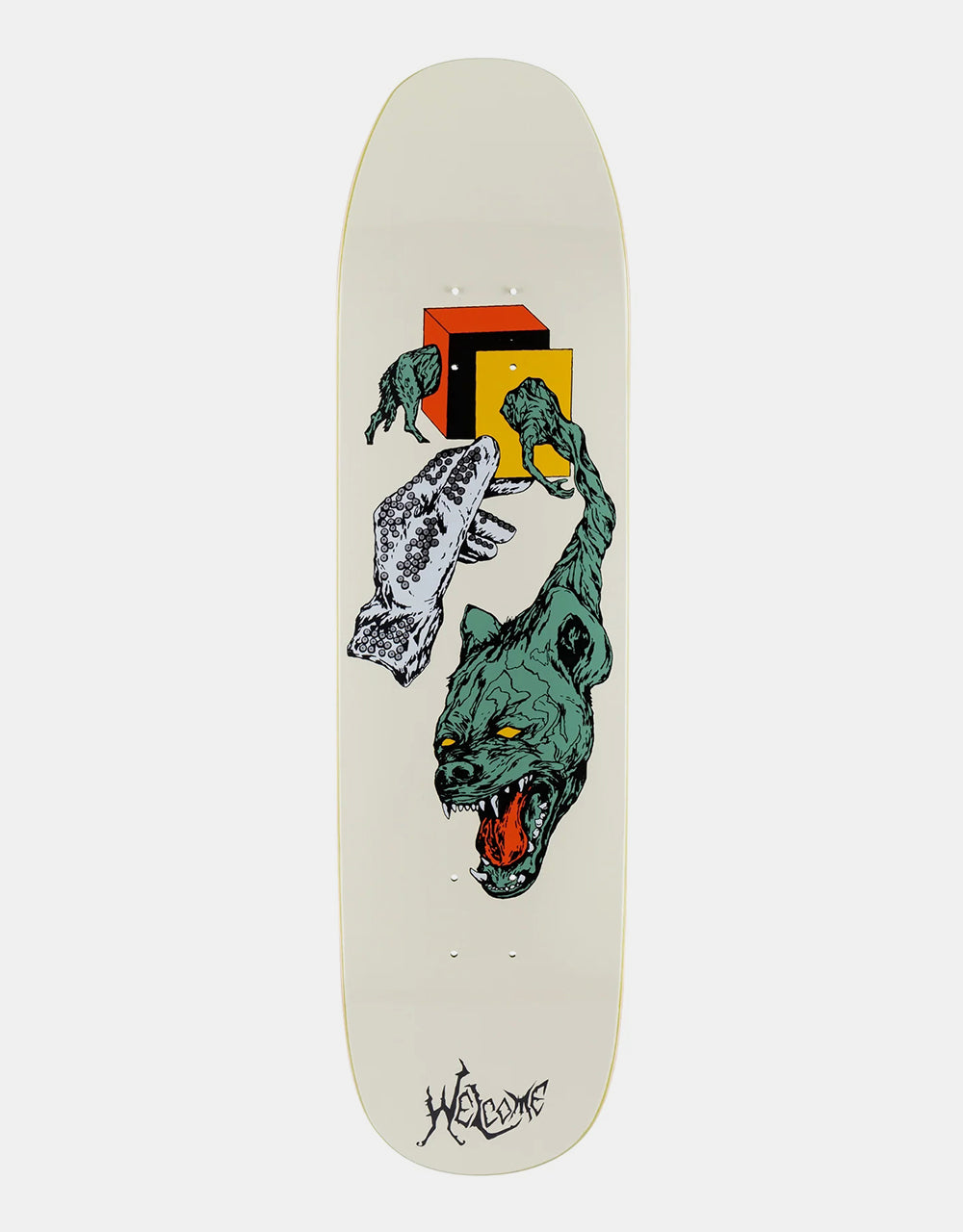 Welcome Face of a Lover on Son of Moontrimmer Skateboard Deck - 8.25"