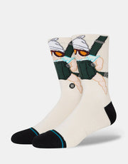 Stance x The Hangover Carlos Crew Socks  - Offwhite