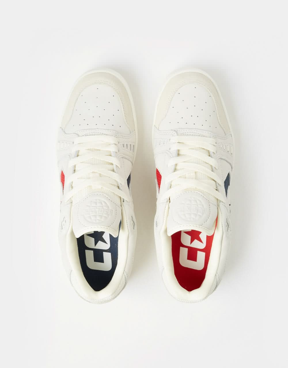 Converse AS-1 Pro Skate Shoes - Egret/Navy/Red