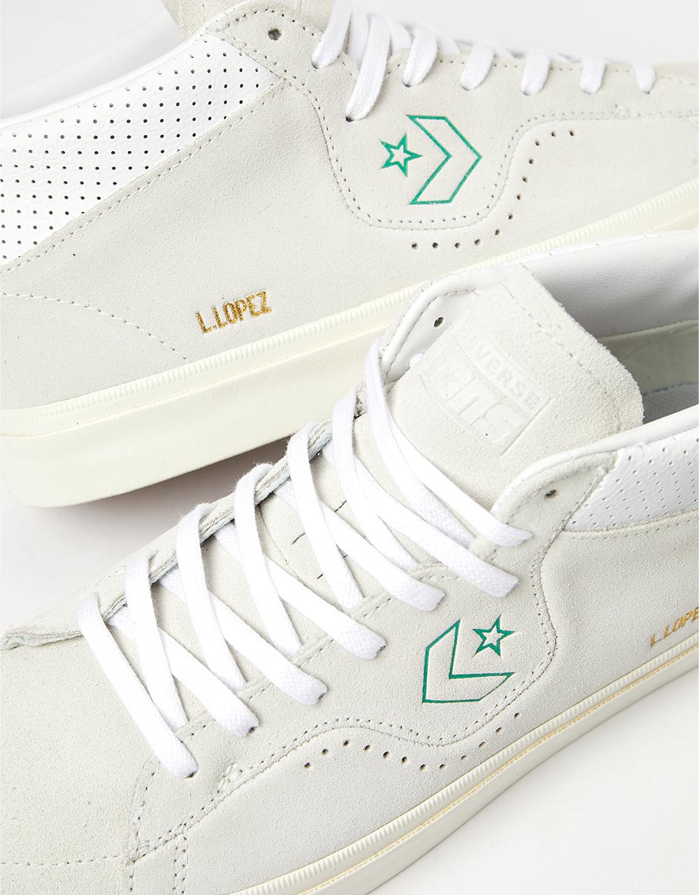 Converse Louie Lopez Pro Mid Skate Shoes - Vaporous Gray/White/Egret