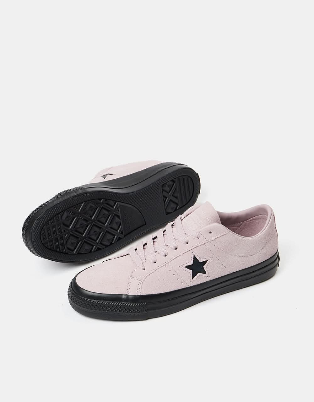 Converse One Star Pro Classic Suede Skate Shoes - Phantom Violet/Phantom Violet