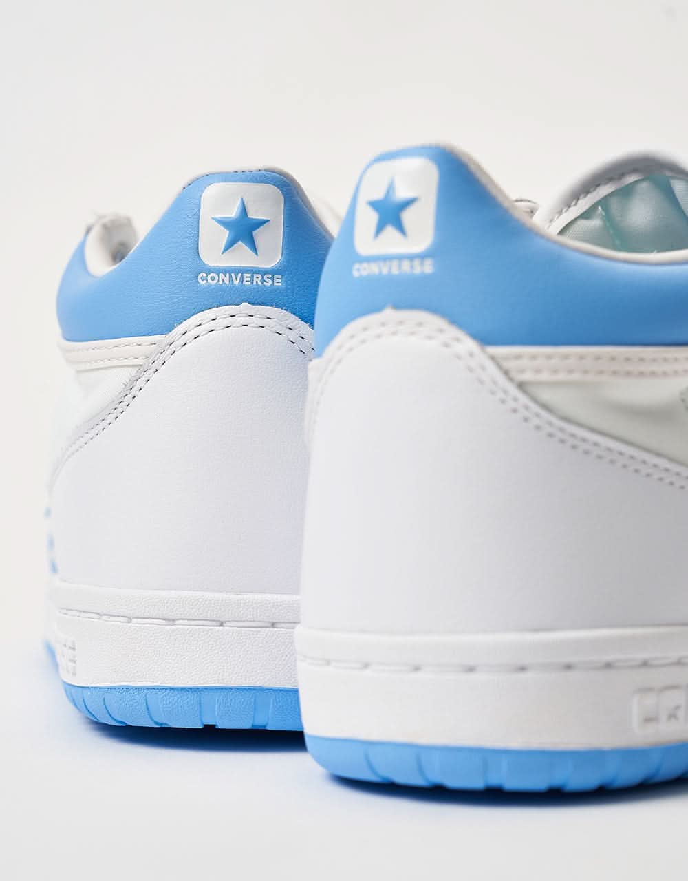 Converse Fastbreak Pro Skate Shoes - White/Lt. Blue/White