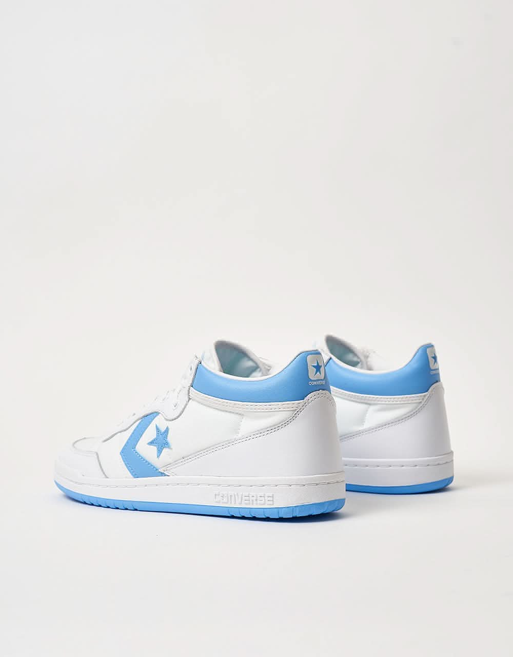 Converse Fastbreak Pro Skate Shoes - White/Lt. Blue/White