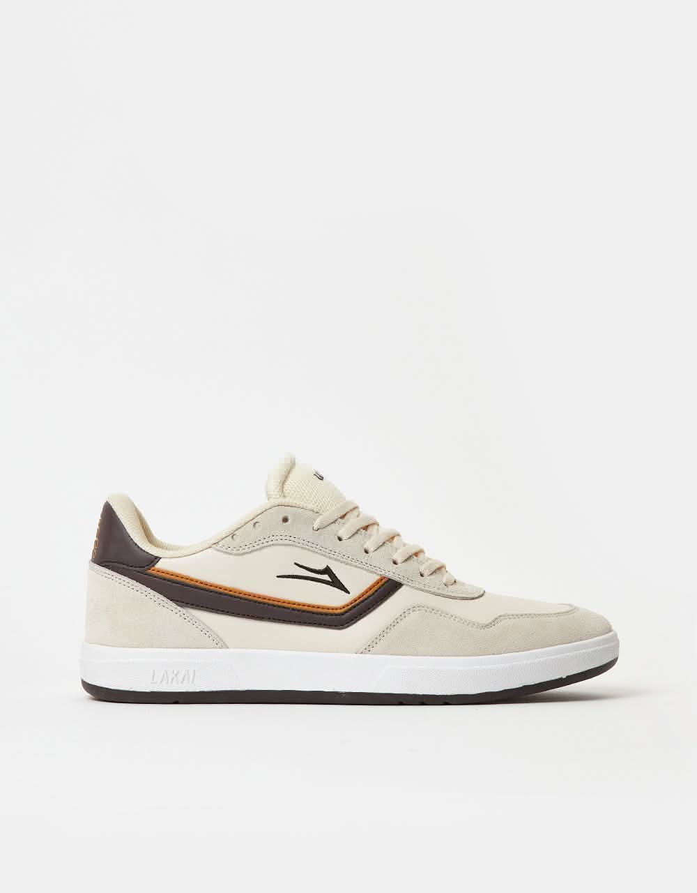 Lakai Terrace Skate Shoes Cream Suede