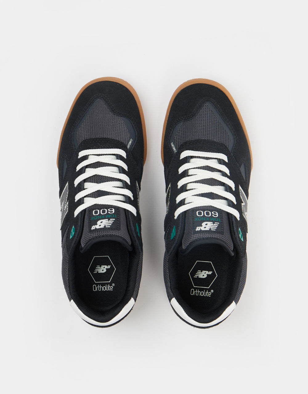 New Balance Numeric 600 Skate Shoes - Black/Gum