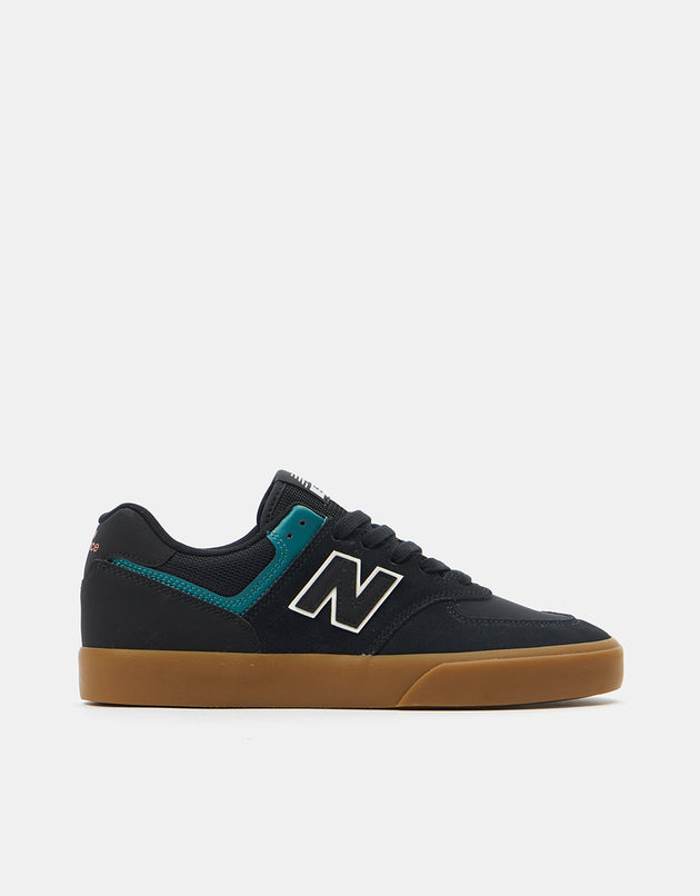 New Balance Numeric 574 Skate Shoes - Black/Vintage Teal