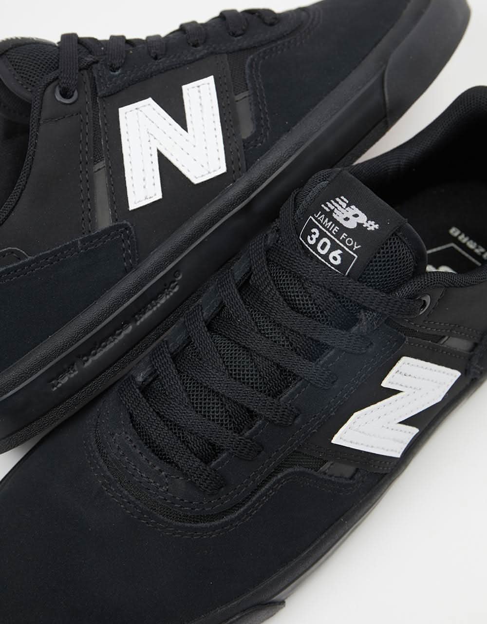 New Balance Numeric 306 Skate Shoes - Black/Black/Black