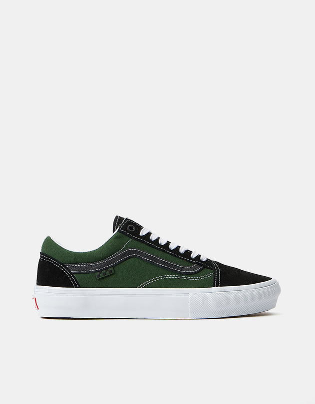 Vans Skate Old Skool Skate Shoes -  Safari Black/Greenery