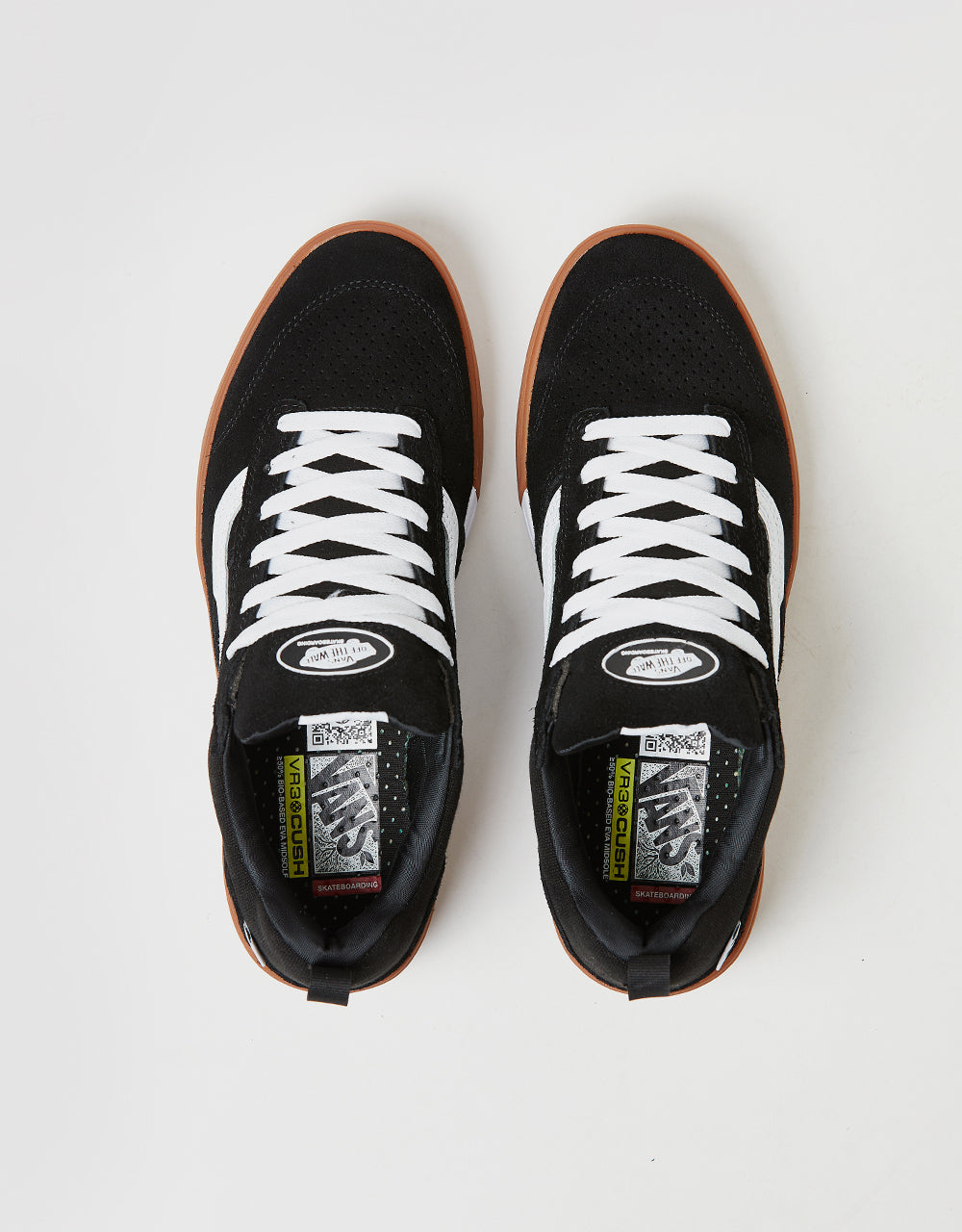 Vans Zahba Skate Shoes -  Black/Gum