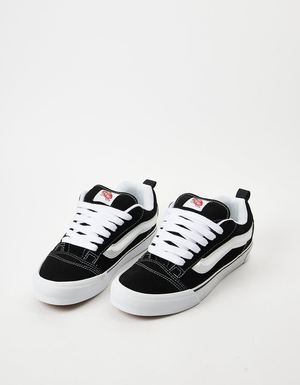 Vans Knu Skool Skate Shoes -  Black/True White