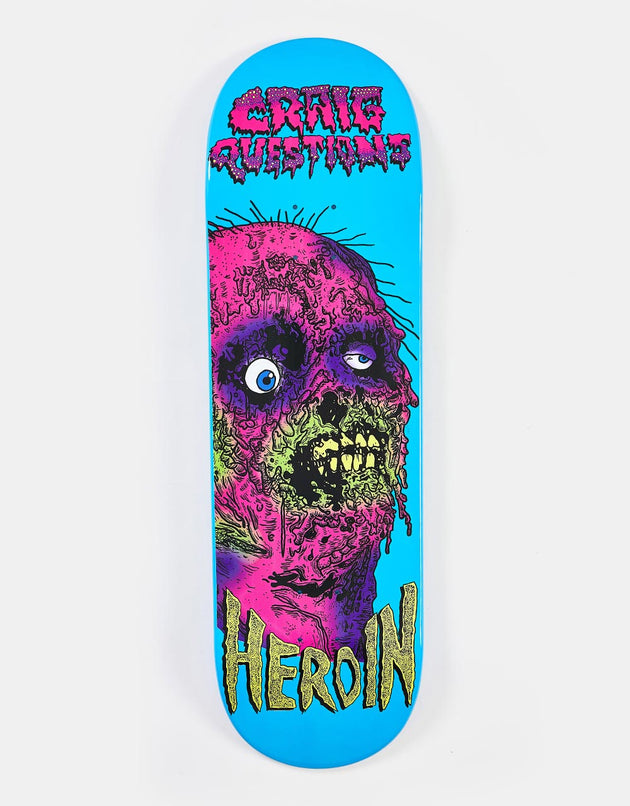 Heroin Craig Questions Face Melter Skateboard Deck - 9.25”