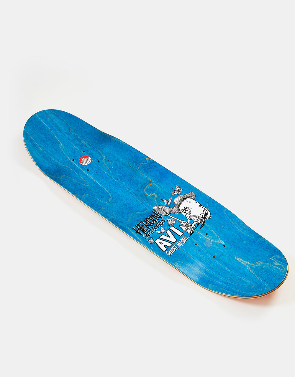 Heroin Avi Guest Egg Skateboard Deck - 8.8”