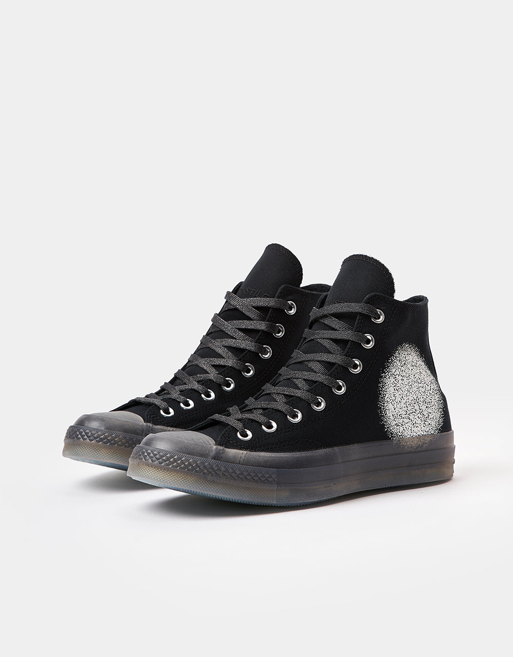 Converse x Turnstile Chuck 70s Skate Shoes - Black/Grey/White