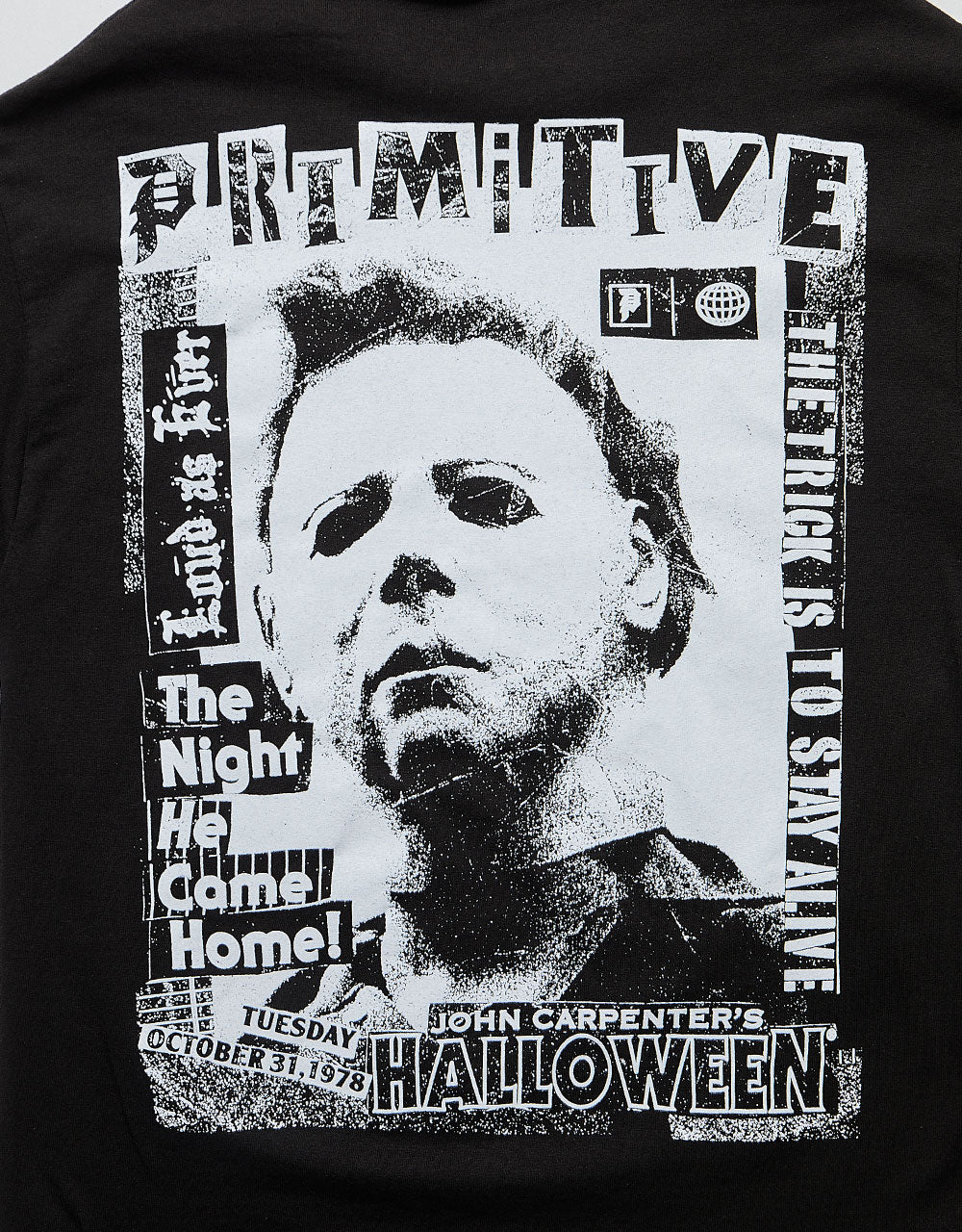 Primitive x Halloween Flyer T-Shirt - Black (GITD)
