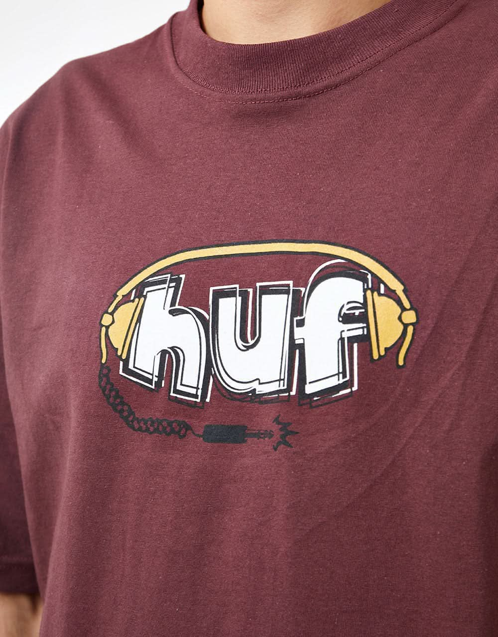 HUF Plug Me In T-Shirt - Eggplant