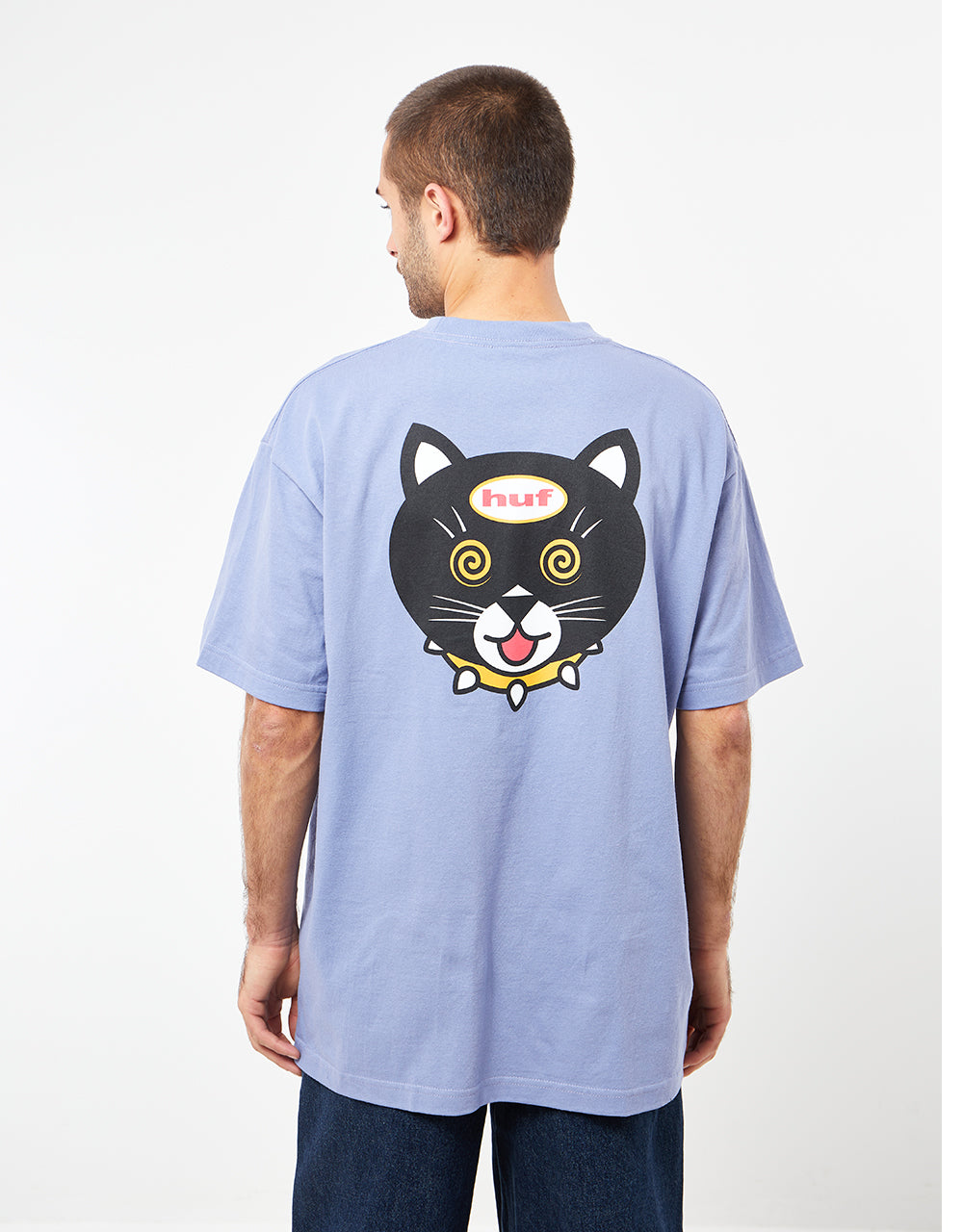 HUF Hypno Cat T-Shirt - Vintage Violet