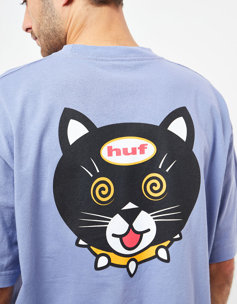 HUF Hypno Cat T-Shirt - Vintage Violet