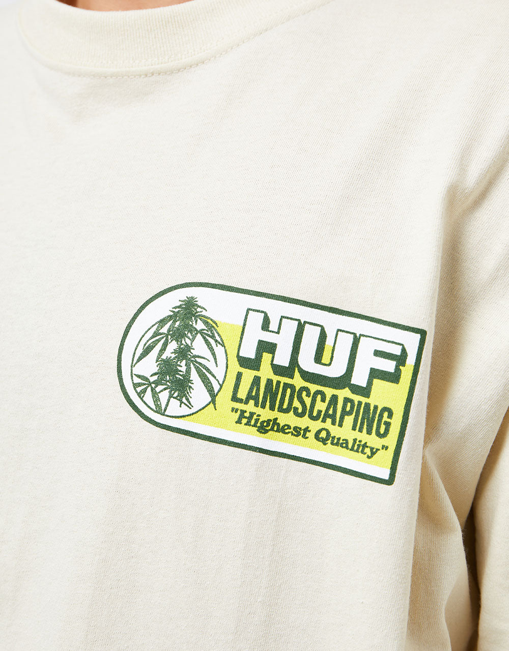 HUF Landscaping T-Shirt - Bone