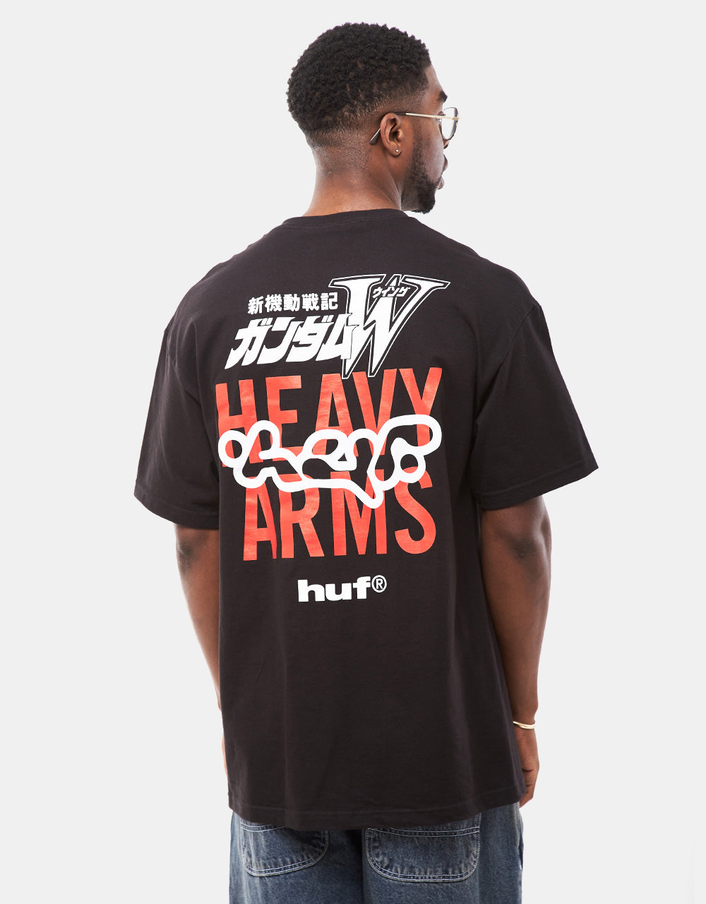 HUF x Gundam Wing Heavy Arms T-Shirt - Black